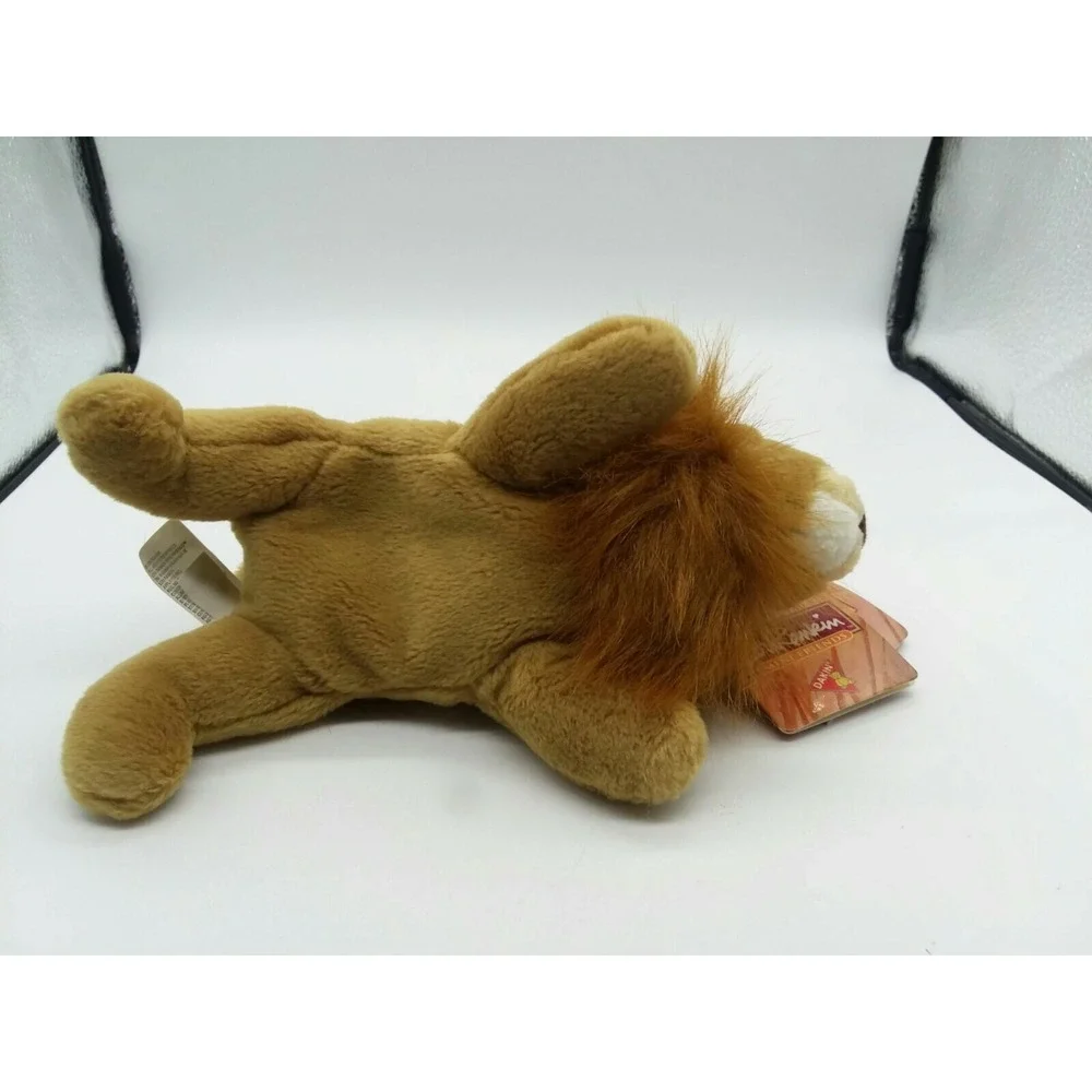 Lou Rankin Dakin Mini Friends Maximillion Lion 10 Inches Brown Paper Tag
